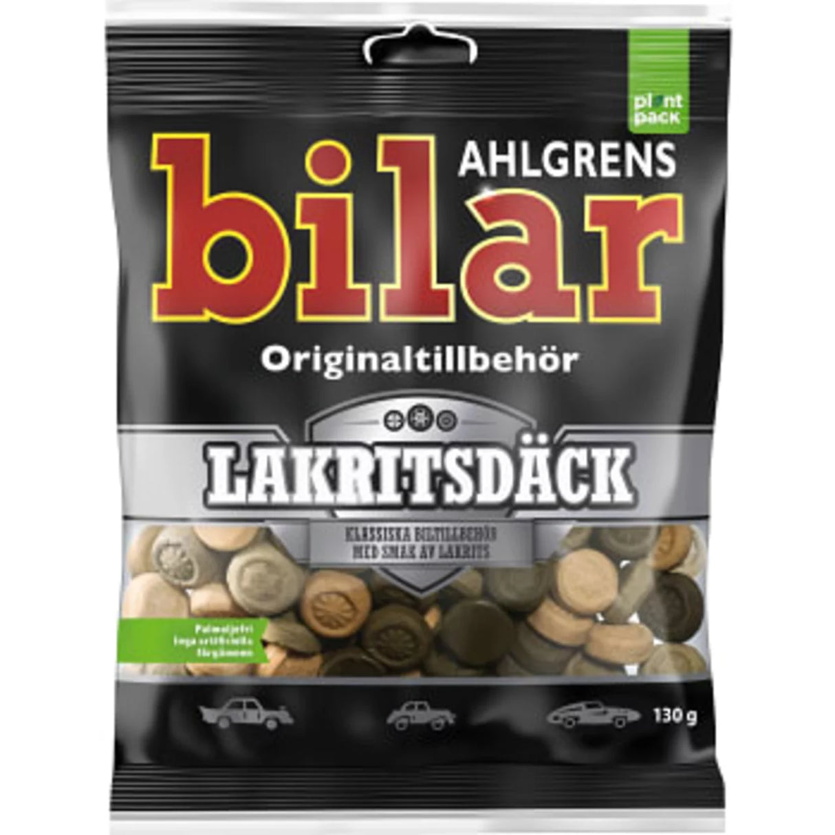 Ahlgrens Bilar Bildäck Saltlakrits Ahlgrens 130g