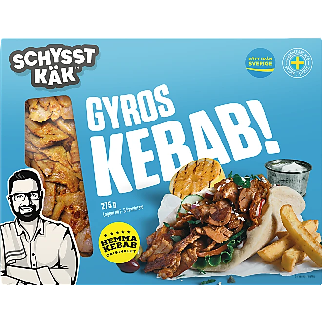 Kebab Gyros Schysst Käk 275g