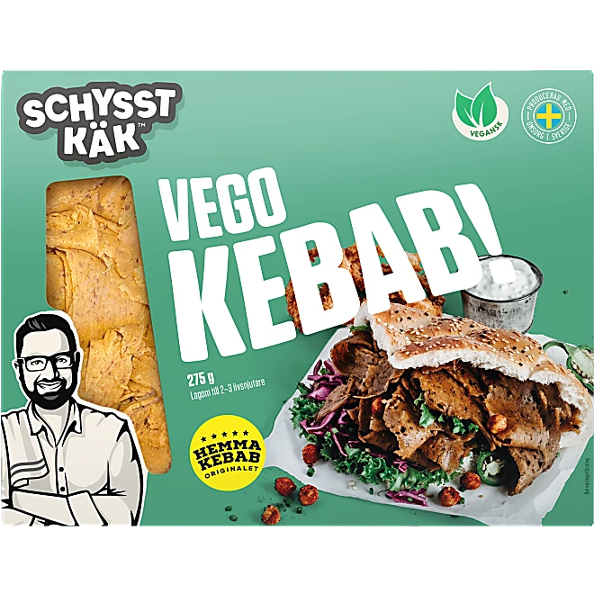 Kebab Vego Schysst Käk 275g