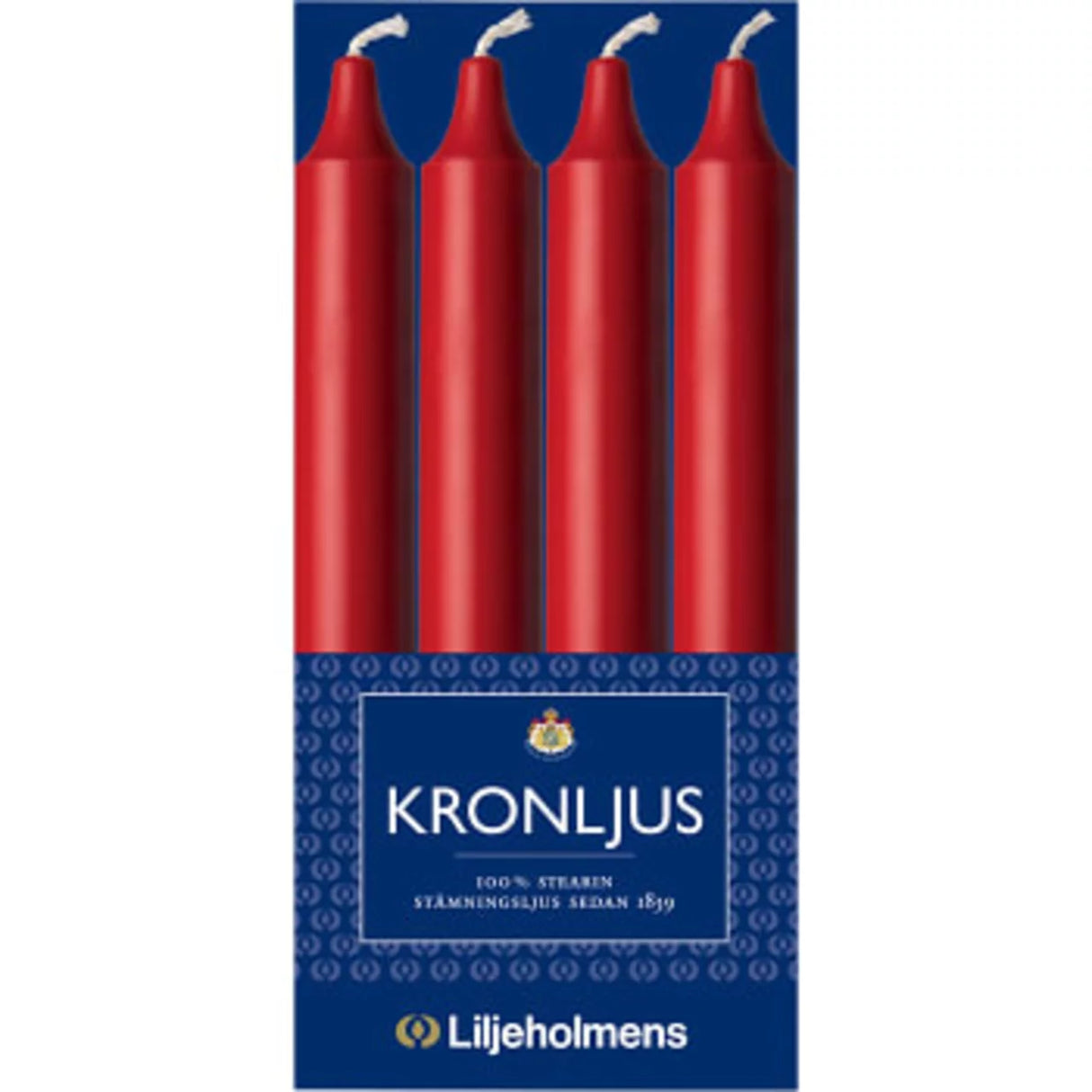 Kronljus Röd 4-p Liljeholmens