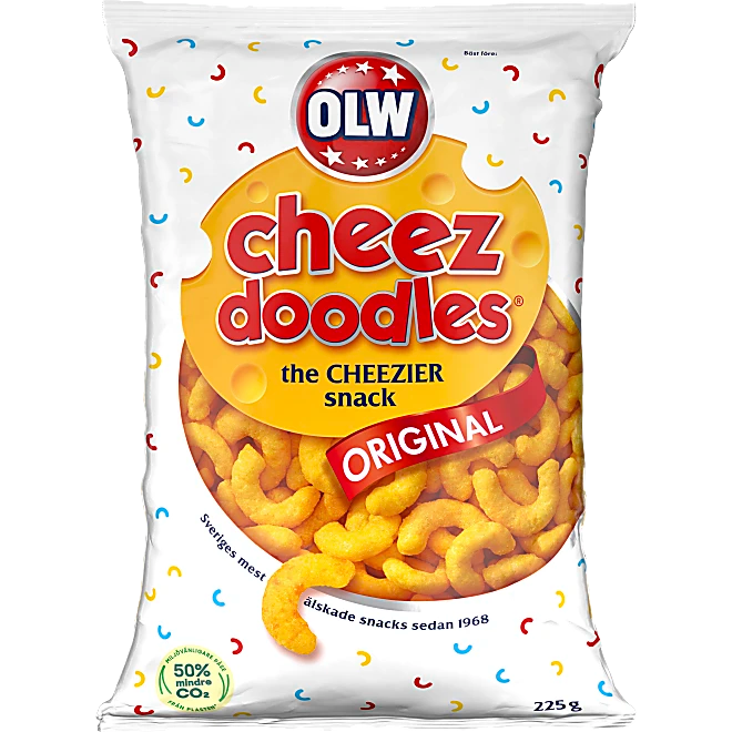 Ostbågar Cheez Doodles OLW 225g