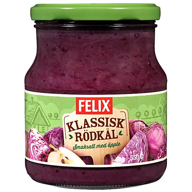 Rödkål Klassisk Felix 550g