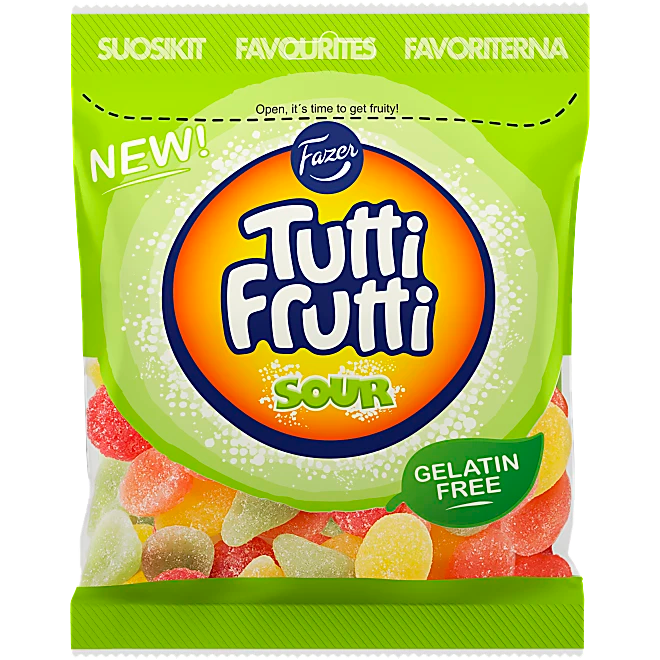 Tutti Frutti Sour Fazer 180g